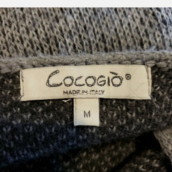COCOGIO wool blend cardigan size Medium - Picture 5 of 7
